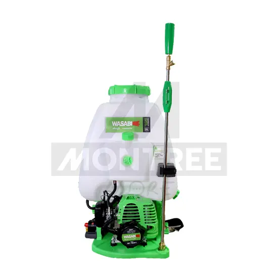 WASABI เครื่องพ่นยาใช้เครื่องยนต์ 25L.(2จังหวะ) รุ่น #WT-767 F (คาร์บูเรเตอร์ลูกลอย) WASABI เครื่องพ่นยาใช้เครื่องยนต์ 25L.(2จังหวะ) รุ่น #WT-767 F (คาร์บูเรเตอร์ลูกลอย)