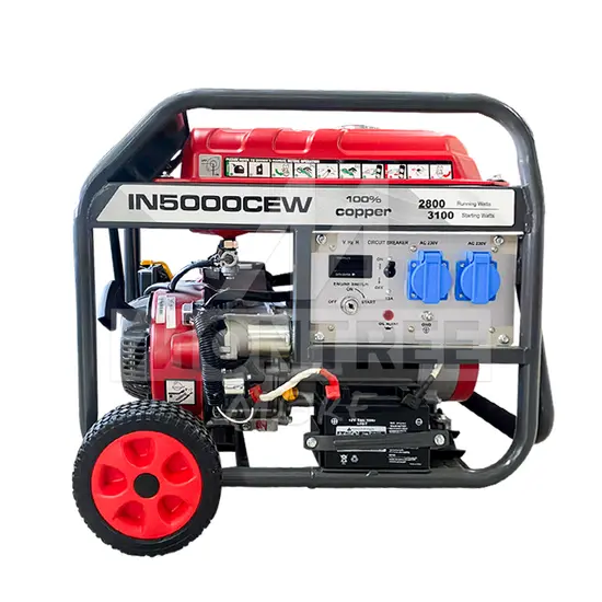 AIPOWER เครื่องปั่นไฟ เบนซิน 3.1 KW IN5000CEW