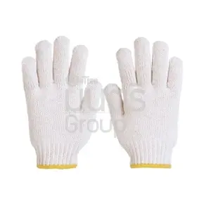 ถุงมือผ้า ขอบเหลือง (ถุงมือผ้า7ขีด) หนาสุด