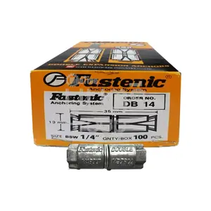 ปุ๊กตะกั่ว 1/4" FASTENIC #DB14 (100ตัว/ก)