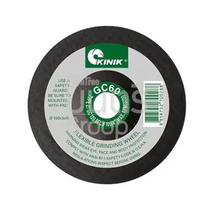 แผ่นตัดปูน+เจียร์ (อ่อนตัว) 4" KINIK GC-60BFL27 100 x 3 x 16 มิล