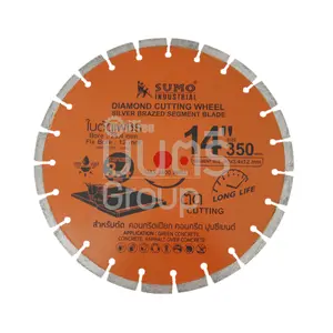 ใบตัดเพชร 14" x 3.4 มิล SUMO แบบร่อง