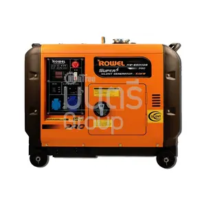 เครื่องปั่นไฟ ดีเซล 5.5 KW ROWEL RW-DE-DG6500DS (เสียงเงียบ)