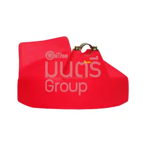 ใบบังหญ้าใหญ่ 28 มิล PVC สีแดงหนา, ส้ม UT 31 (ที่กันหญ้า)