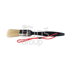 แปรงทาสีขนขาว GOLDSEAL ด้ามดำ 1"