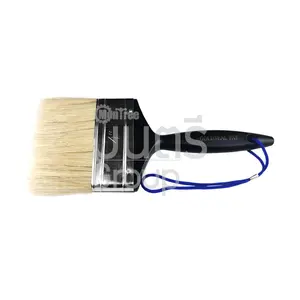 แปรงทาสีขนขาว GOLDSEAL ด้ามดำ 4"