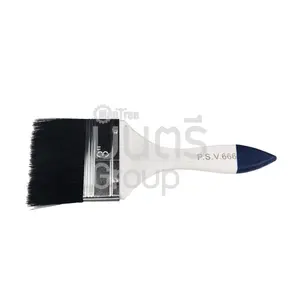 แปรงทาสี ด้ามขาว P.S.V. 666  3"