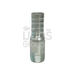 ข้อต่อหางปลาเกลียว 1 ข้าง เหล็ก 3/8" (แป๊ปลด)