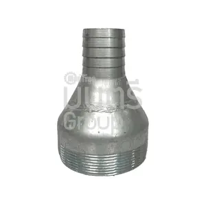 ข้อต่อหางปลาเกลียว 1 ข้างลด เหล็ก 3" x 1 1/2" (แป๊ปลด)