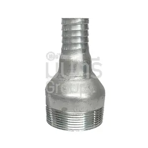 ข้อต่อหางปลาเกลียว 1 ข้างลด  เหล็ก 2" x 1" (แป๊ปลด)