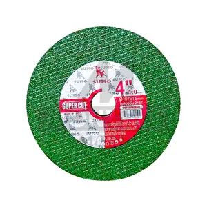 SUMO แผ่นตัดเหล็ก 4" (บาง 1 มิล) ใย2ชั้น รุ่น Super Cut