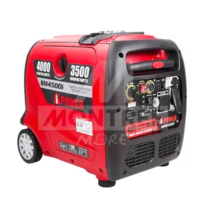 AIPOWER เครื่องปั่นไฟ เบนซิน Inverter SM4500i 4000w สตาร์ทกุญแจ