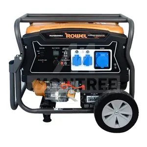 ROWEL เครื่องปั่นไฟ เบนซิน 8.3 KW. รุ่น RP-GE-RW8500EA (ไม่มี ATS)กุญแจสตาร์ท