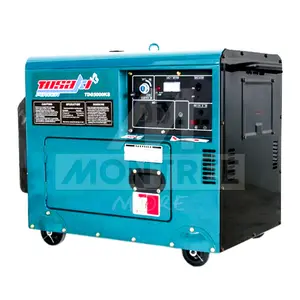 TOSAKI เครื่องปั่นไฟ ดีเซล 5 KW TDG 5000KS กุญแจสตาร์ท (เสียงเงียบ)
