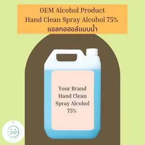 รับผลิตผลิตภัณฑ์แอลกอฮอล์แบบน้ำ (Hand Clean Spray Alcohol 75%)
