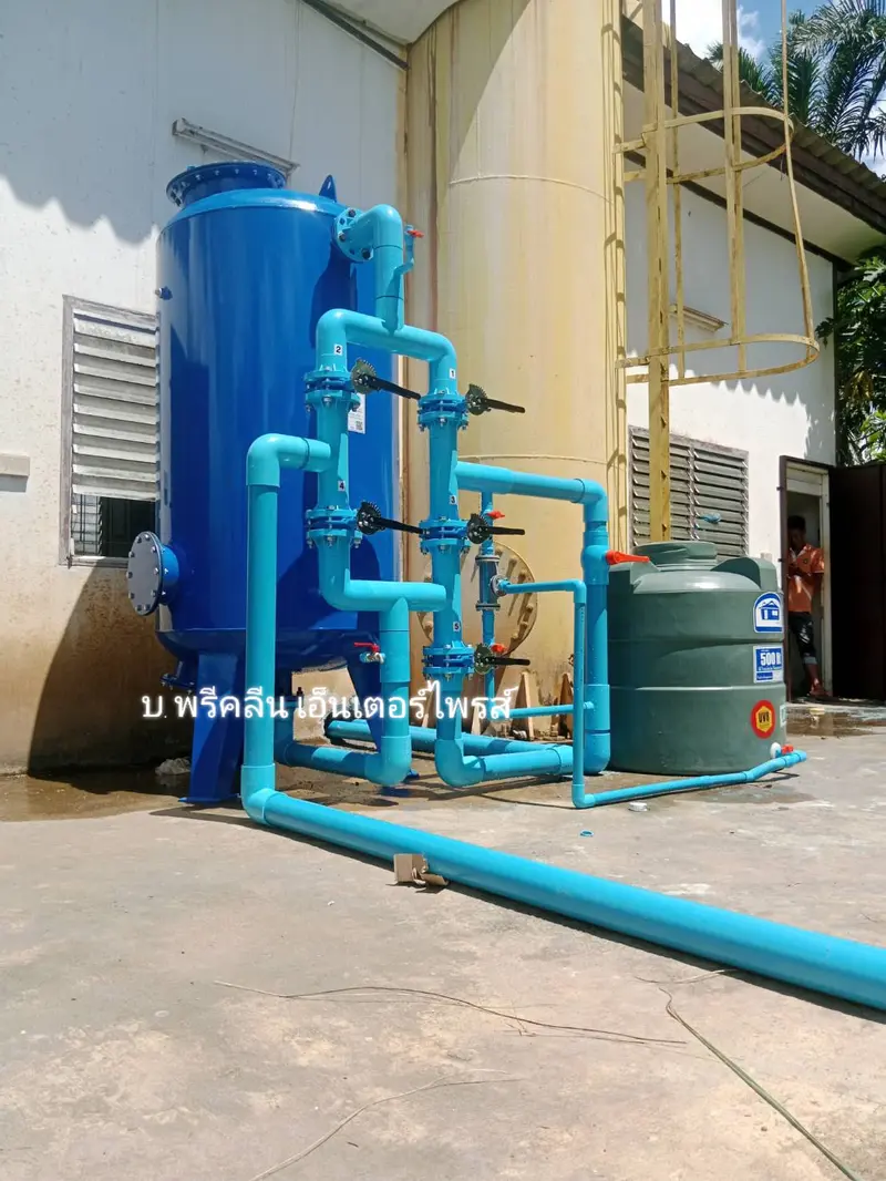 งานติดตั้งระบบเครื่องกรองน้ำเหล็ก ขนาด 100×150 ซม. งานติดตั้งระบบเครื่องกรองน้ำเหล็ก ขนาด 100×150 ซม.