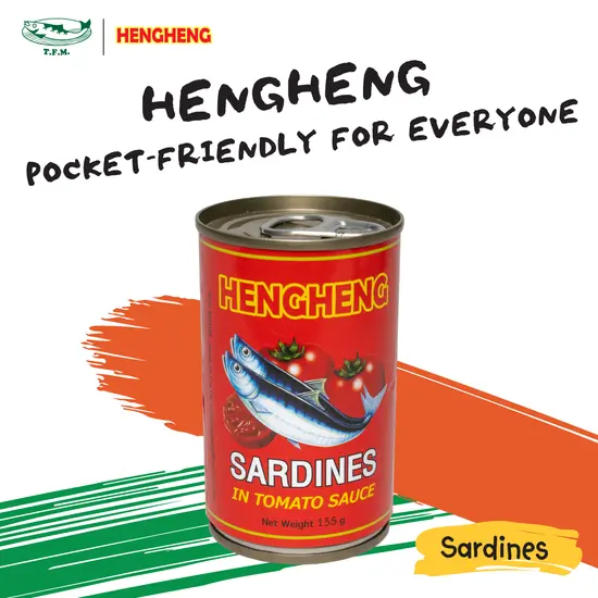 [155 grams] HengHeng Sadines in Tomato Sauce