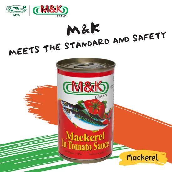 [140 grams] M&K Mackerel in Tomato Sauce