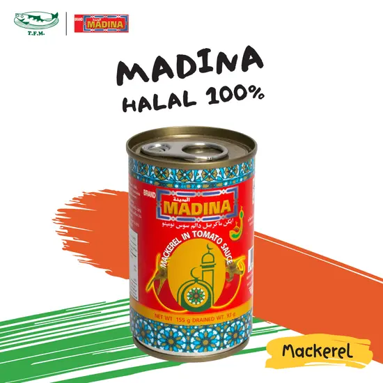 [ 155 grams] Madina Mackerel in Tomato Sauce