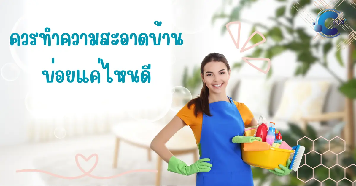 พวกเราควรทำความสะอาดบ้านบ่อยแค่ไหน แล้วดีอย่างไรบ้าง? 🧼🕒