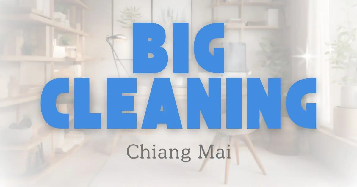 เปลี่ยนบ้านให้เป็นพื้นที่แห่งความสุขและสุขภาพดี ด้วยบริการ Big Cleaning มืออาชีพในเชียงใหม่