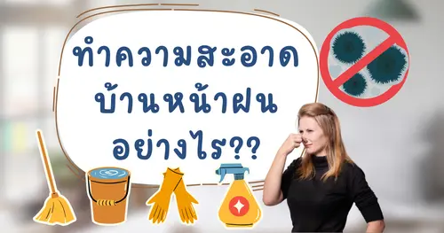 🌧️ เคล็ด(ไม่)ลับ ทำความสะอาดบ้านช่วงหน้าฝน ให้บ้านสะอาด ห่างไกลเชื้อรา! 🧹🏠