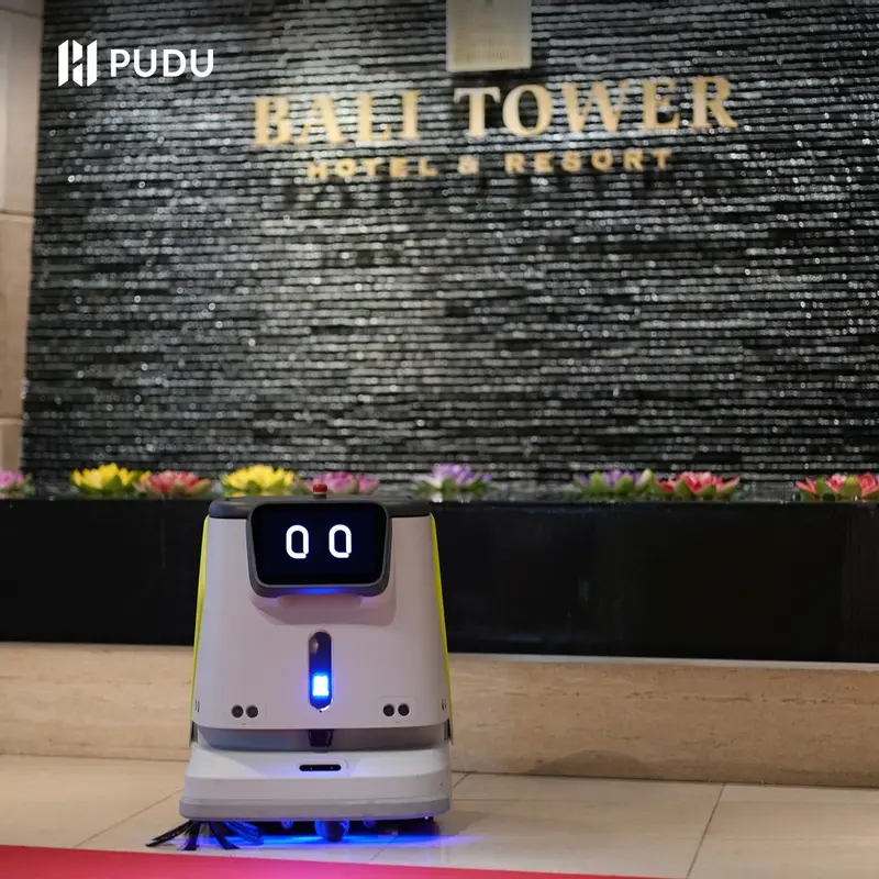 หุ่นยนต์ทำความสะอาด ในโรงแรม