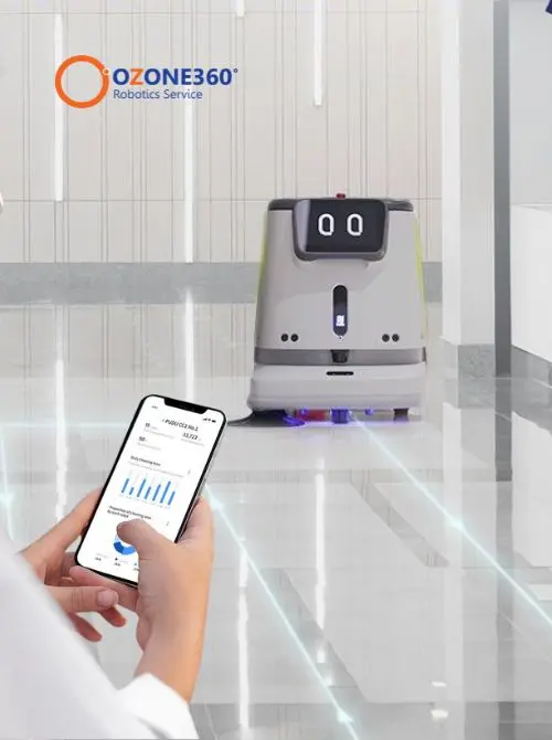 การนำเทคโนโลยี IOT มาใช้กับหุ่นยนต์ทำความสะอาด