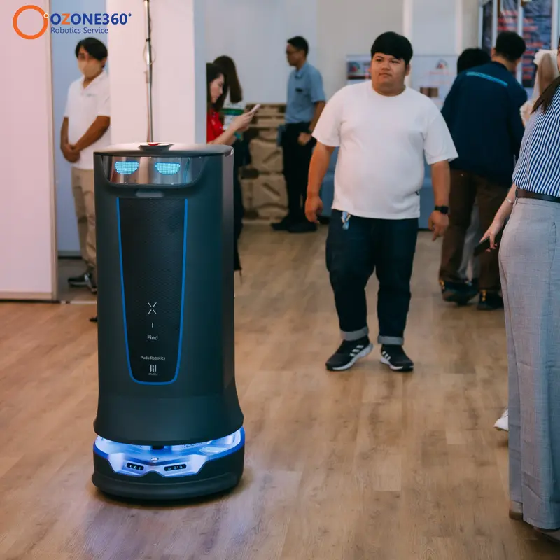 หุ่นยนต์ส่งของ/เก็บภาชนะ รุ่น HolaBot