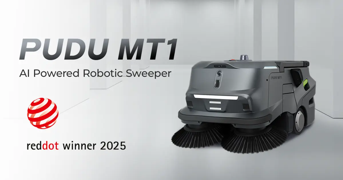 PUDU MT1 จาก Pudu Robotics คว้ารางวัลดีไซน์ผลิตภัณฑ์ยอดเยี่ยม Red Dot Award 2025