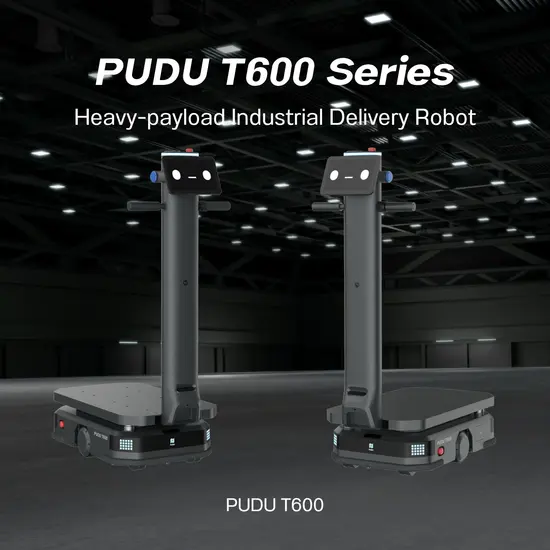 หุ่นยนต์ส่งของในโรงงานและคลังสินค้า Pudu T600