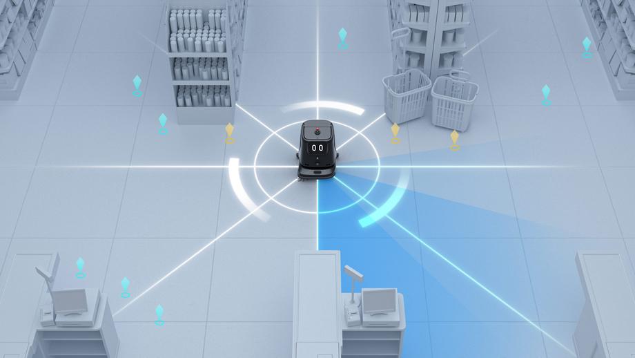 หุ่นยนต์ทำความสะอาดในอาคาร by ozone360robotics