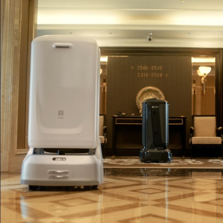หุ่นยนต์ส่งของในอาคารอัตโนมัติ flashbot by ozone360robotics