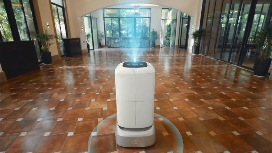 หุ่นยนต์ส่งของในอาคารอัจฉริยะ by ozone360robotics