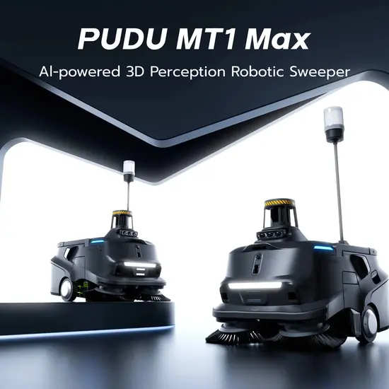 หุ่นยนต์กวาดพื้นอัจฉริยะ PUDU MT1 Max | Al-powered 3D