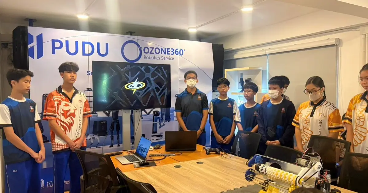 เปิดบ้าน Ozone360 Robotics ต้อนรับน้องๆทีมเยาวชน Thunderbolt สู่โลก "หุ่นยนต์บริการเชิงพาณิชย์"