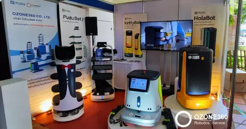 นวัตกรรมหุ่นยนต์อุตสาหกรรมอัจฉริยะ PUDU Robotics ร่วมโชว์ในนิคมอุตสาหกรรมลำพูน