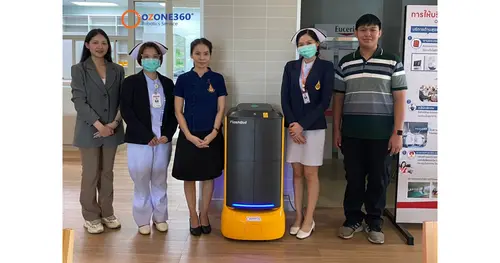 ส่งมอบ FlashBot หุ่นยนต์ส่งยาอัจฉริยะ ณ MFU Wellness Center | Chiang Rai