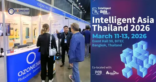 Ozone360 AI & Robotics โชว์ศักยภาพ Smart Automation ในงาน Intelligent Asia Thailand 2026