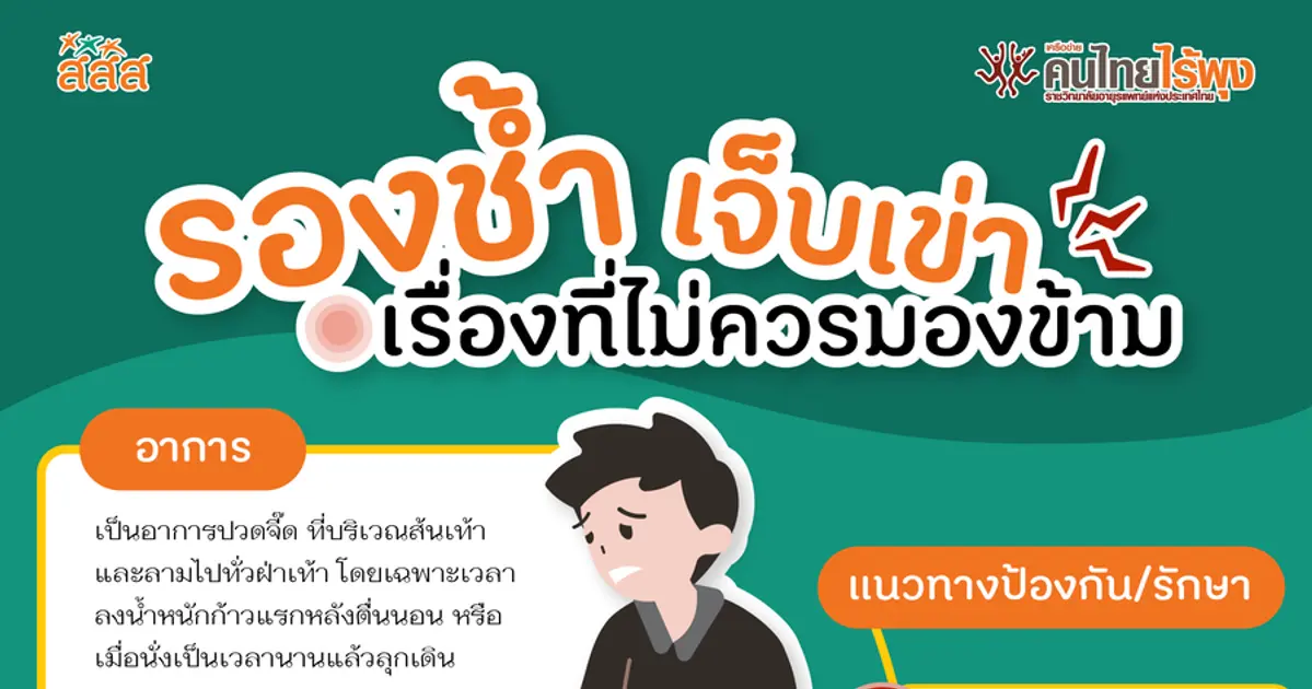 รองช้ำ เจ็บเข่า เรื่องที่ไม่ควรมองข้าม