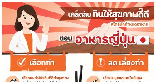 เคล็ดลับ กินให้สุขภาพดี๊ดี ตอนอาหารญี่ปุ่น