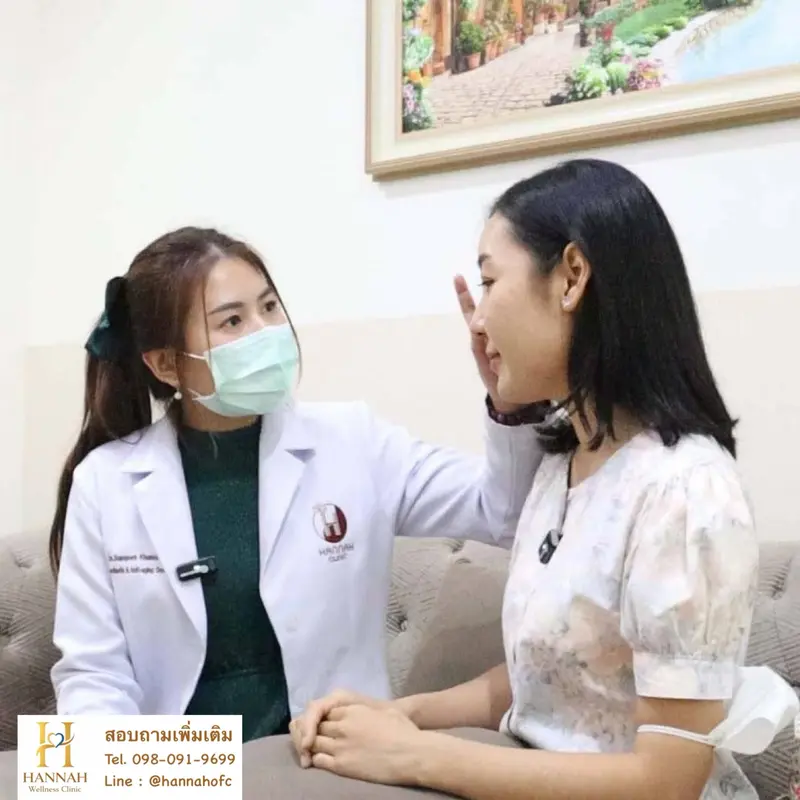 บรรยากาศการปรึกษาคุณหมอ