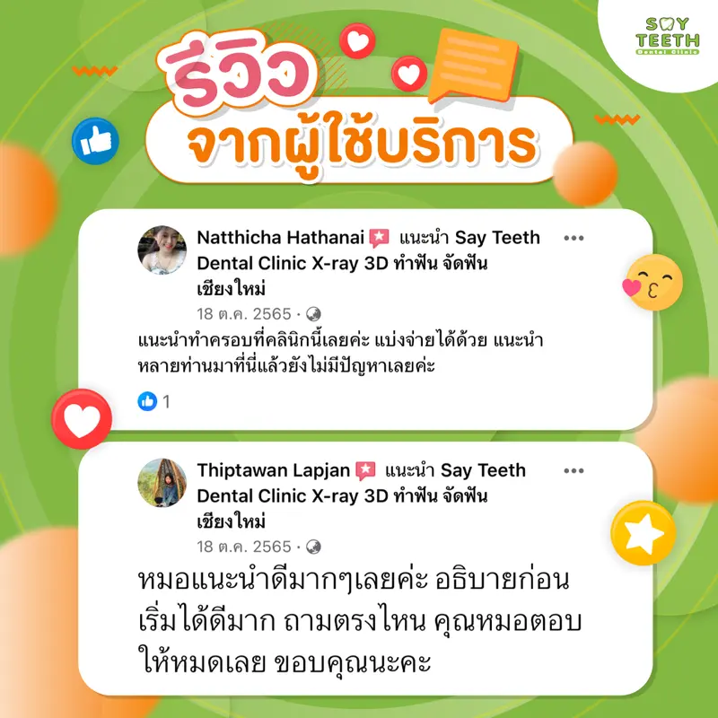 รีวิวจากผู้ใช้บริการ