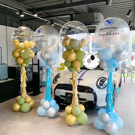 เสาลูกโป่งแบบคลาสสิค ครบ จบ ทุกงาน เปิดร้านใหม่ก็ปัง ลูกโป่ง หลากสีเลือกได้ตามชอบ ตามสไตล์ที่ต้องการ