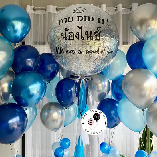 ชุดของขวัญวันรับปริญญา ลูกโป่งสำหรับงานรับปริญญา งานปัจฉิม งานแสดงความยินดีต่างๆ