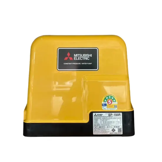 ปั๊มอัตโนมัติถังเหลี่ยม MITSUBISHI  1"  EP-155 R  150W