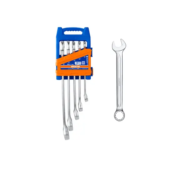 ชุดประแจแหวนข้างปากตาย 5 ชิ้น (8-14มม.) WADFOW WSP1205