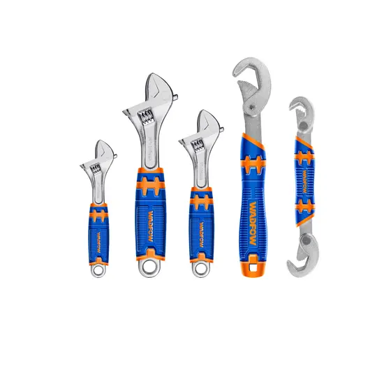 ชุดประแจเลื่อน 5 ชิ้น WADFOW WAW275K