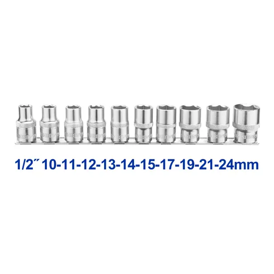 ชุดลูกบล็อก 10 ชิ้น 1/2″ WADFOW CR-V WST2410