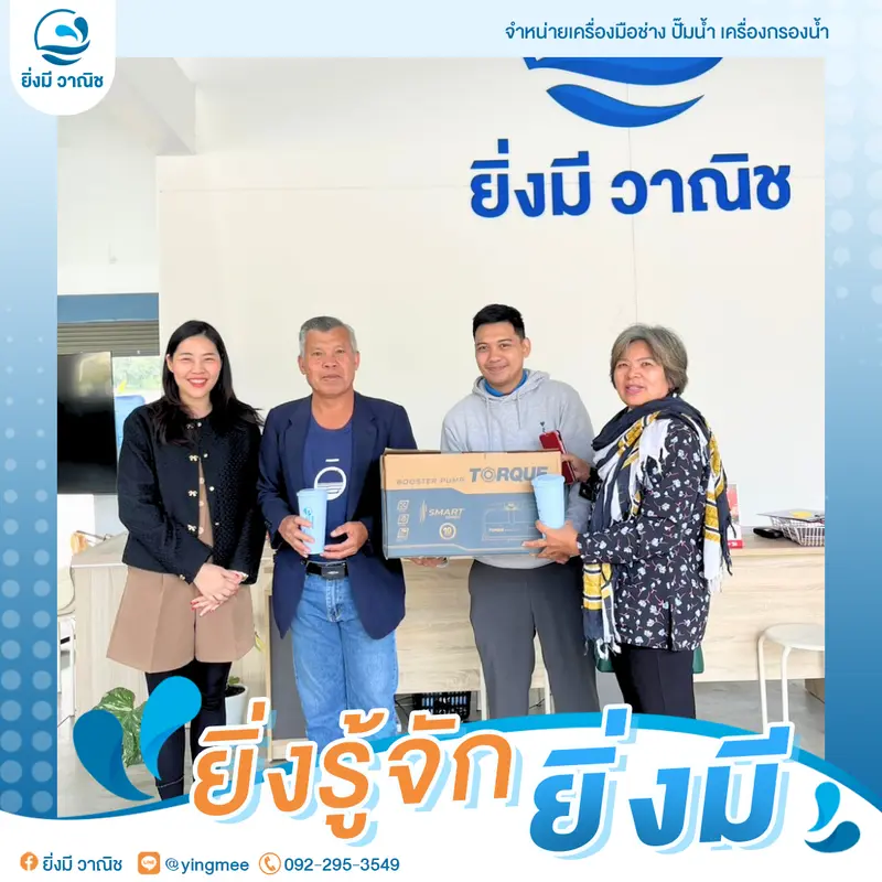 ปั๊มน้ำอัตโนมัติ TORQUE SMART 300D TQ-WP-SMART (เสียงเงียบ)